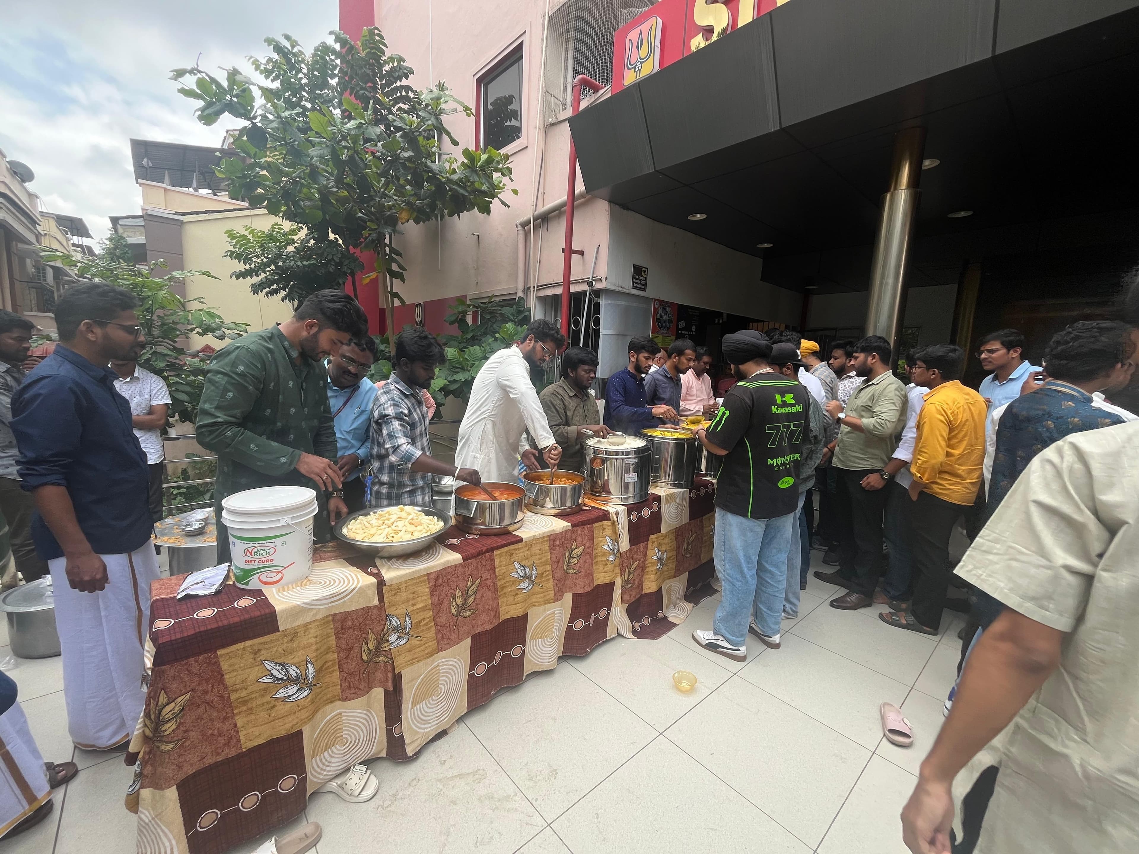 Corporate catering event